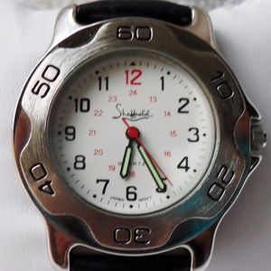 Vintage 90's Sheffield Silver/White Dial Watch